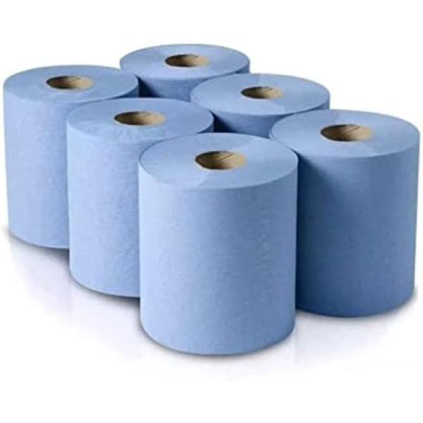 1ply-Blue-Emb-Roll-Towel-200m-x-6-Roll